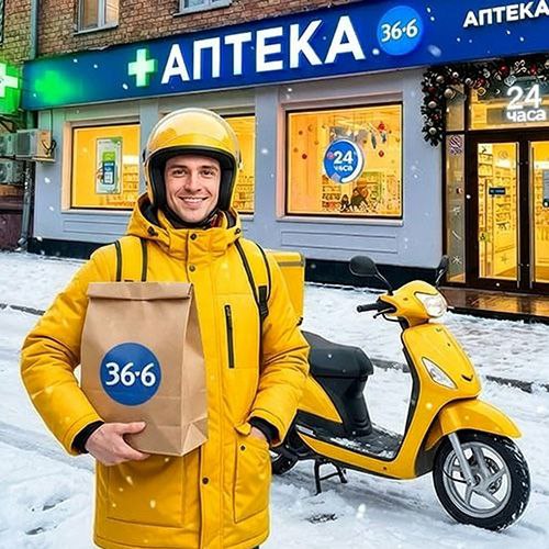 «Аптечная сеть 36,6» и Яндекс Еда – большой аптечный ассортимент с бонусами в сервисе быстрой доставки