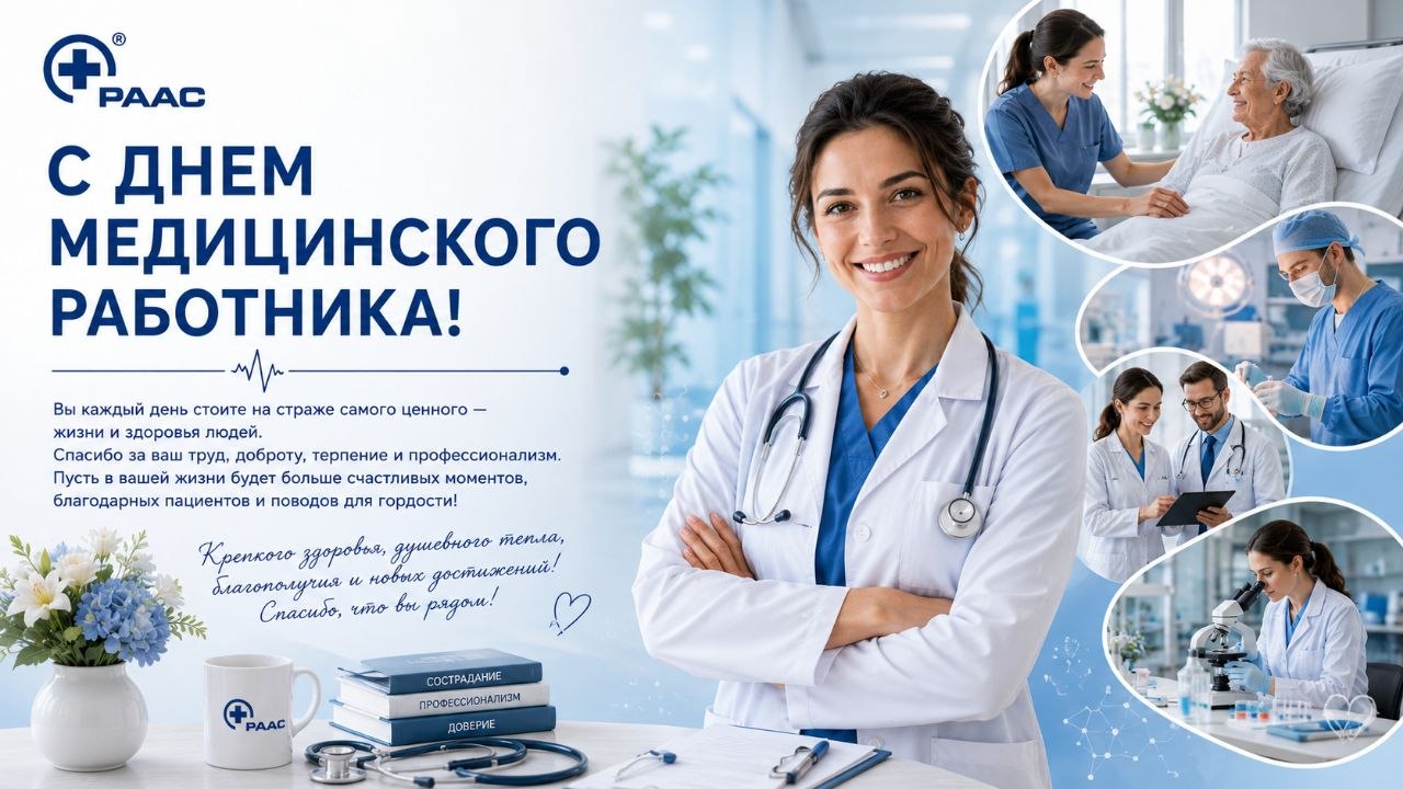 РААС поздравляет медицинских работников с профессиональным праздником!